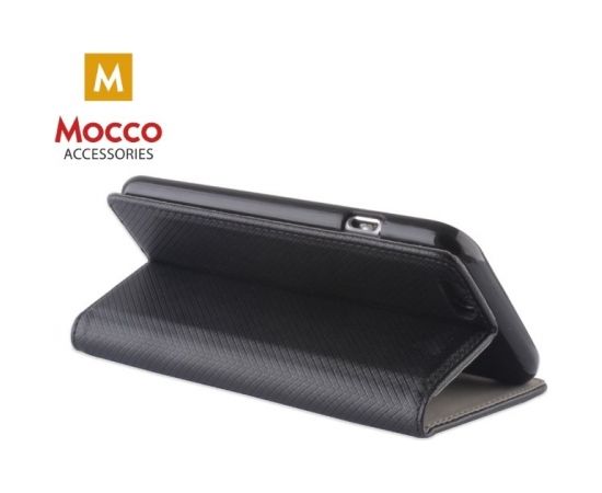 Mocco Smart Magnet Book Case Grāmatveida Maks Telefonam Huawei P20 Lite Melns