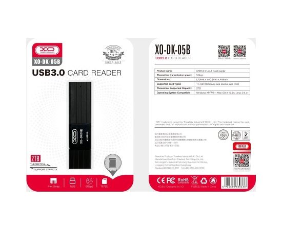 XO DK05B USB 3.0 Картридер