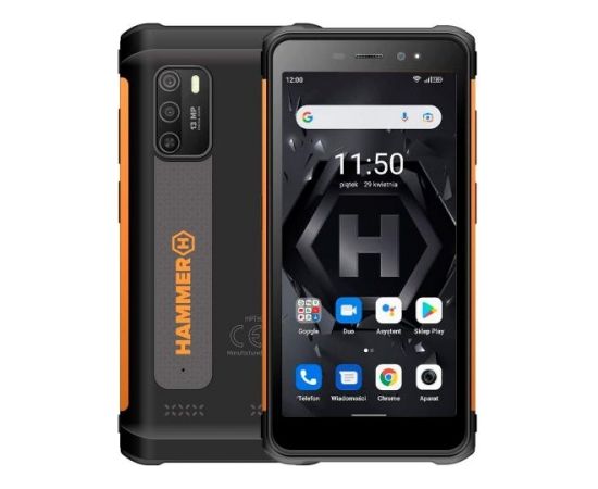 MyPhone Hammer Iron 4 Dual orange Extreme Pack