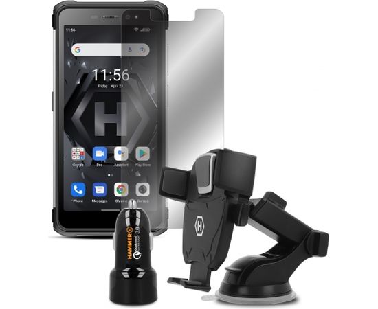 MyPhone Hammer Iron 4 Dual silver Extreme pack