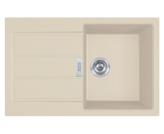 Franke Sirius 2 S2D 611-78 Tectonite izlietne (manual) Auzu pārslas krāsa Virtuves izlietnes