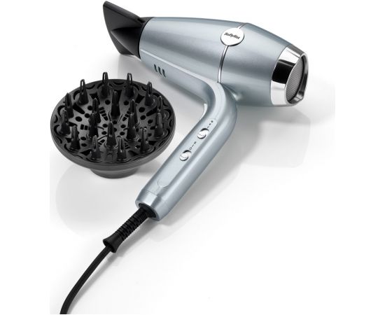 BaByliss Hydro-Fusion Hydro Fusion Hair Dryer 2100 W Metallic