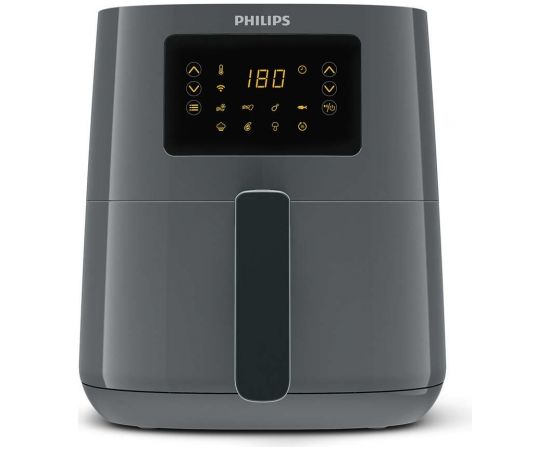Philips 5000 series HD9255/60 fryer Single 4.1 L Stand-alone 1400 W Hot air fryer Black, Grey