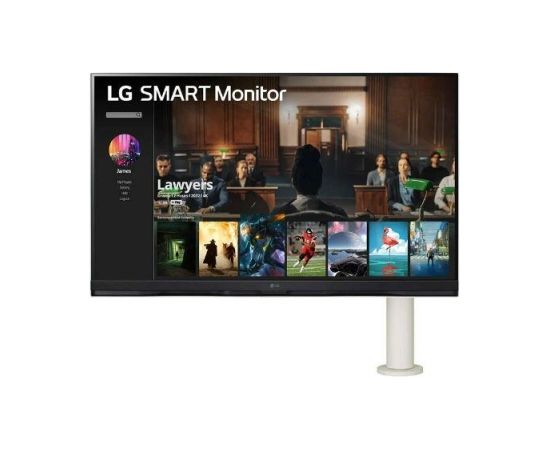 LG 32SQ780S-W 32'' 4K UHD 3840x2160 VA 65Hz Smart Monitor with webOS and Ergo Stand