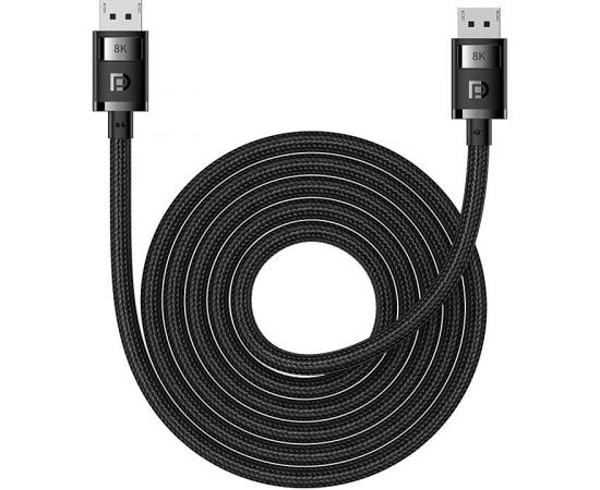 DP 8K to DP 8K cable Baseus High Definition 5m (black)
