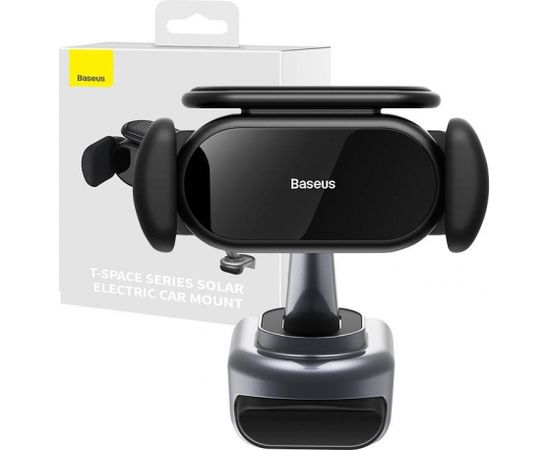 Solar electric car mount Baseus T-Space (black)