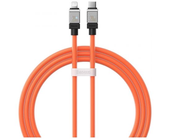 Fast Charging cable Baseus USB-C to Coolplay Series 1m, 20W (orange)