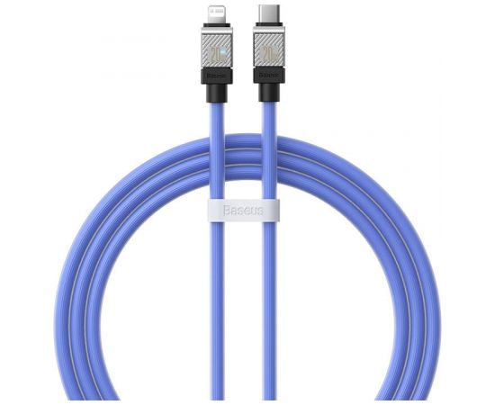 Fast Charging cable Baseus USB-C to Coolplay Series 1m, 20W (purple)