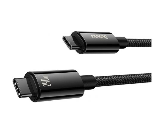 USB-C to USB-C cable Baseus Tungsten Gold 240W 1m (black)