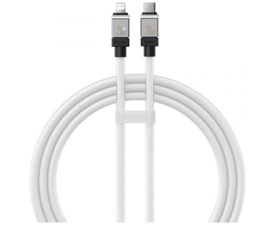 Fast Charging cable Baseus USB-C to Coolplay Series 1m, 20W (white)