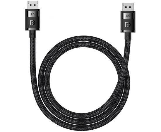 DP 8K to DP 8K cable Baseus High Definition 1.5 m (black)