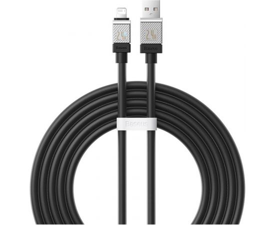 Fast Charging cable Baseus USB-A to Lightning CoolPlay Series 2m, 2.4A (black)