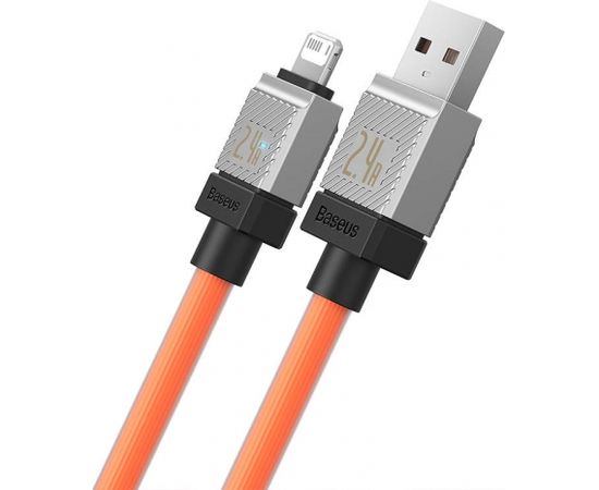 Fast Charging cable Baseus USB-A to Lightning Coolplay Series 1m, 2.4A (orange)