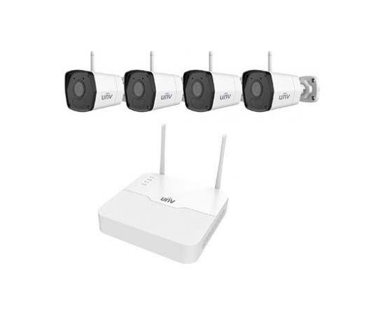UNV 2MP 4 kanālu WiFi videonovērošanas komplekts (NVR + 4 bullet kameras)