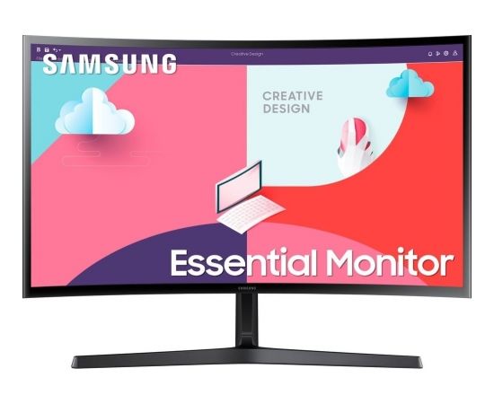 Samsung Essential monitor S3 S36C (pedestal straight), 24"