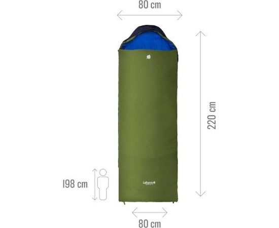 Lafuma Active 10 XL / Zaļa / Labais Guļammaisi