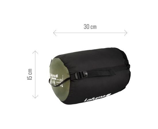 Lafuma Active 5 / Tumši zaļa / Labais Guļammaisi