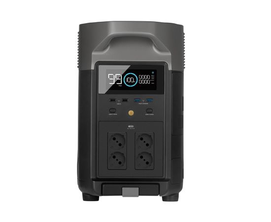 EcoFlow Delta PRO pārnēsājamā spēkstacija 3.6kWh 3600W AC 5004501014