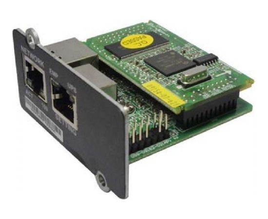 BlueWalker PowerWalker mini NMC SNMP Card - Network Adapter - Black - Network Management Protocol Module