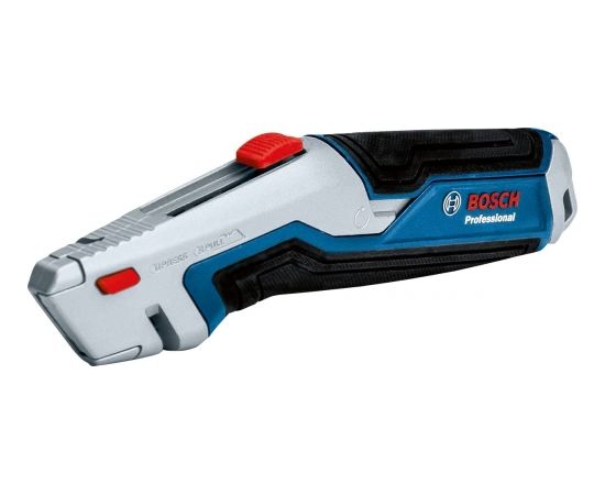 Bosch universal knife and blade set 63 x 19mm, carpet knife (blue/grey, incl. 13 blades)