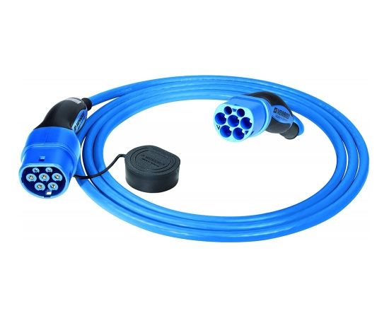 Mennekes charging cable Mode 3, Type 2, 20A, 1PH (blue/black, 4 meters)