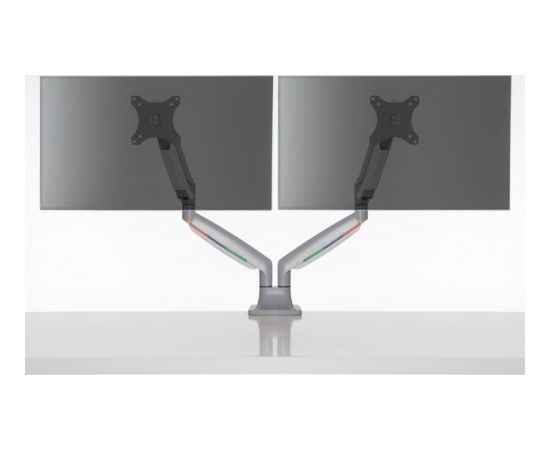 Kensington SmartFit One Touch Dual Monitor Arm, monitor holder (grey)