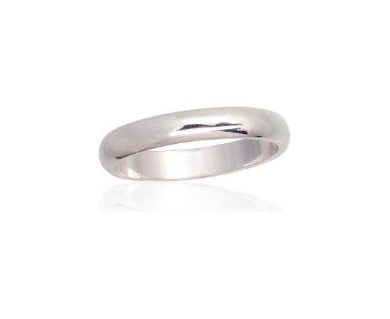 Серебряное обручальное кольцо #2101784, Серебро 925°, Размер: 18.5, 2.9 гр.