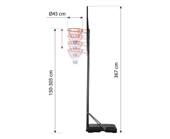 ZDK319E Basketbola grozs NILS