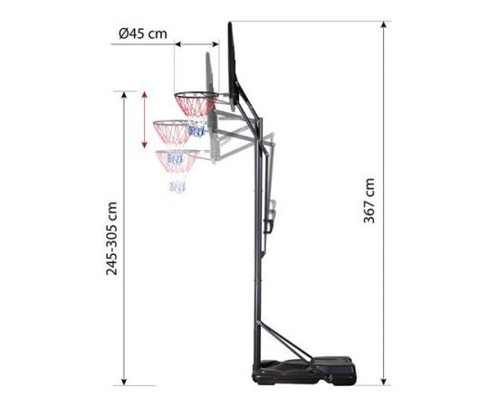 ZDK020 Basketbola grozs NILS