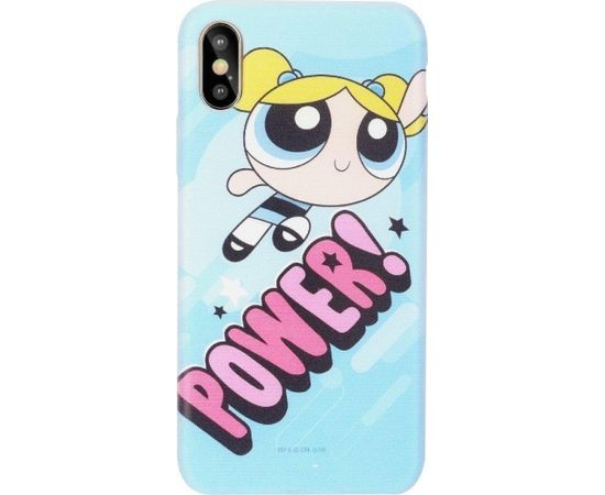 Cartoon Network The Powerpuff Girls Aizmugurējais Silikona Apvalks Priekš Apple iPhone XS Max Bubbles Power