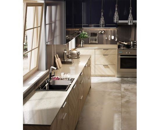 DEANTE BLACK NERO MATT MAGNETIC 1-BOWL GRANITE SINK
