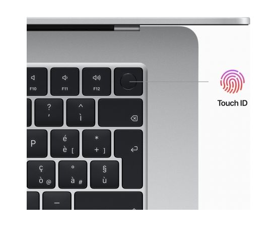Apple MacBook Air 15" (2023) M2 8C 10C 8GB 512GB Silver ENG Portatīvais dators