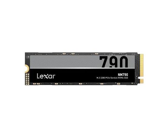 SSD|LEXAR|NM790|512GB|M.2|PCIe Gen4|NVMe|Write speed 4400 MBytes/sec|Read speed 7200 MBytes/sec|2.45mm|TBW 500 TB|MTBF 1500000 hours|LNM790X512G-RNNNG Жесткие диски (SSD)