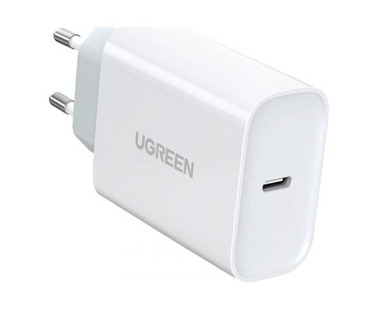 Charger UGREEN CD127, USB-C, PD3.0, QC4.0, 30W (white)