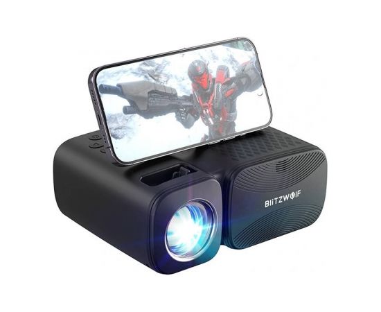 BlitzWolf BW-V3 Mini LED beamer / projector, Wi-Fi + Bluetooth (black)