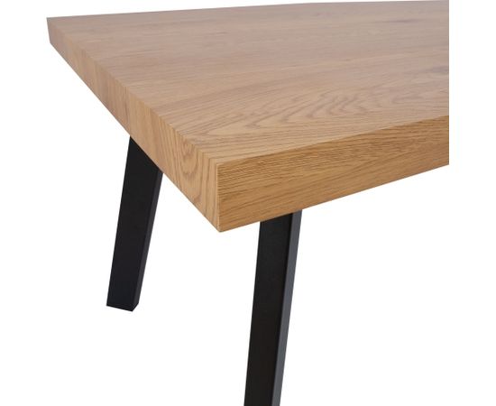 Обеденный стол BRIGIT 159 / 198x84,5x77см светлое дерево