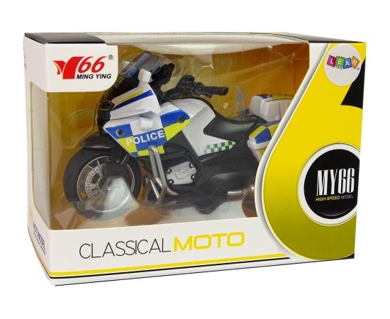 Rotaļlietu policijas motocikls, 1:14