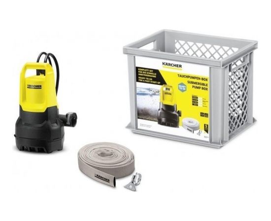 Kärcher dewatering pump SP 5 Dirt EU - yellow / black - 500 Watt - with storage box