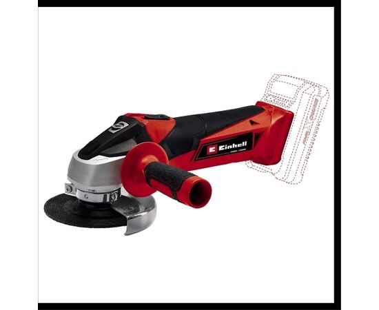 Einhell Tool set TE-TK 18/2 Li Kit (red/black, Cordless drill driver and Cordless angle grinder, Li-Ion battery 4.0Ah)