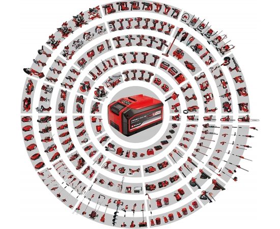 Einhell Cordless drill TE-CD 18/40 Li BL (red/black, 2x Li-Ion batteries 2.0Ah, in case)