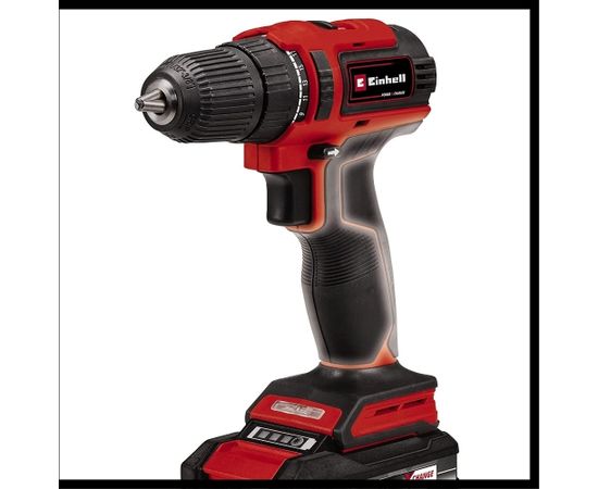 Einhell Cordless drill TE-CD 18/40 Li BL (red/black, 2x Li-Ion batteries 2.0Ah, in case)