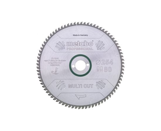 Griešanas disks kokam Metabo Multi cut; 305x2,8x30,0 mm; Z96; -5°