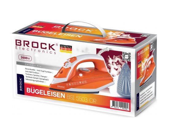 BROCK Tvaika gludeklis  2600W