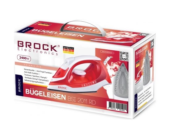 BROCK Tvaika gludeklis  2400W Gludekļi un sistēmas