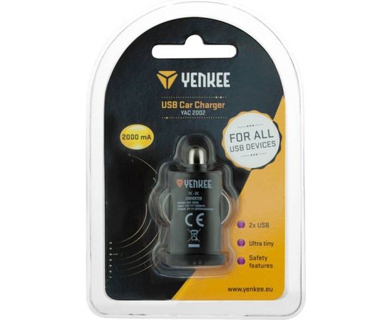 YENKEE USB Automašīnas lādētājs 12/24 V Auto FM Transmiteri un Carplay ierīces