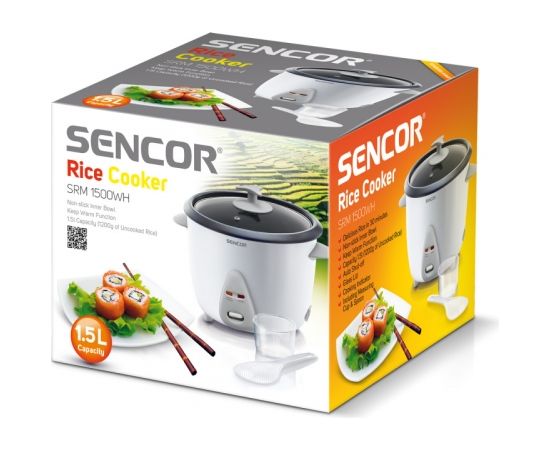 SENCOR Rīsu vārāmais katls. 1.5L, 1500W