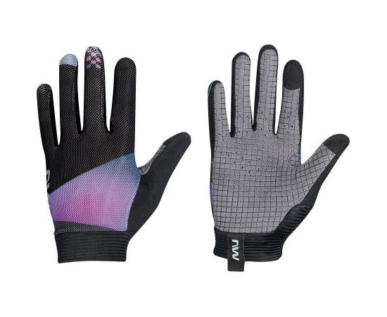 Northwave Air LF Woman Full Glove / Melna / Violeta / L