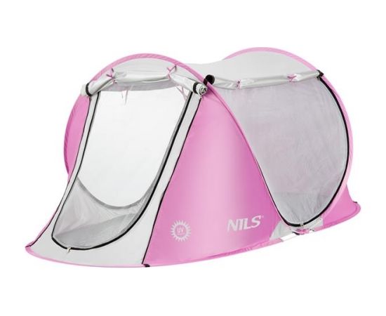 Pludmales telts NC3043 PINK POP UP BEACH TENT NILS