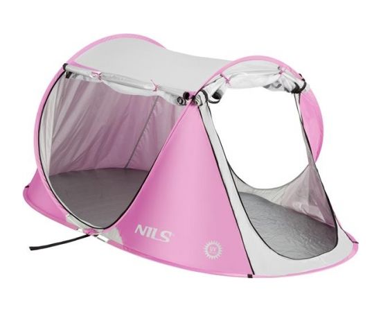 Pludmales telts NC3043 PINK POP UP BEACH TENT NILS