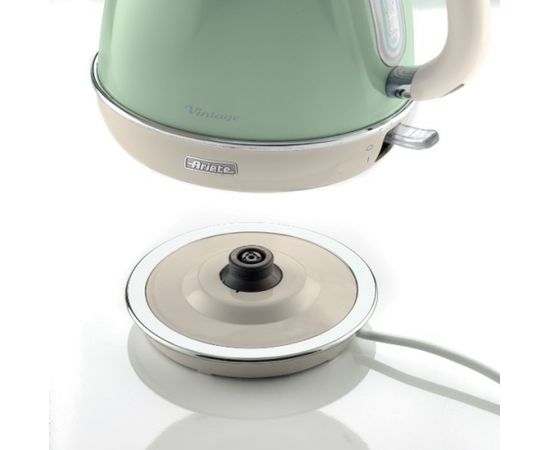 Ariete 2869 electric kettle 1.7 L 2000 W Beige, Metallic, Olive